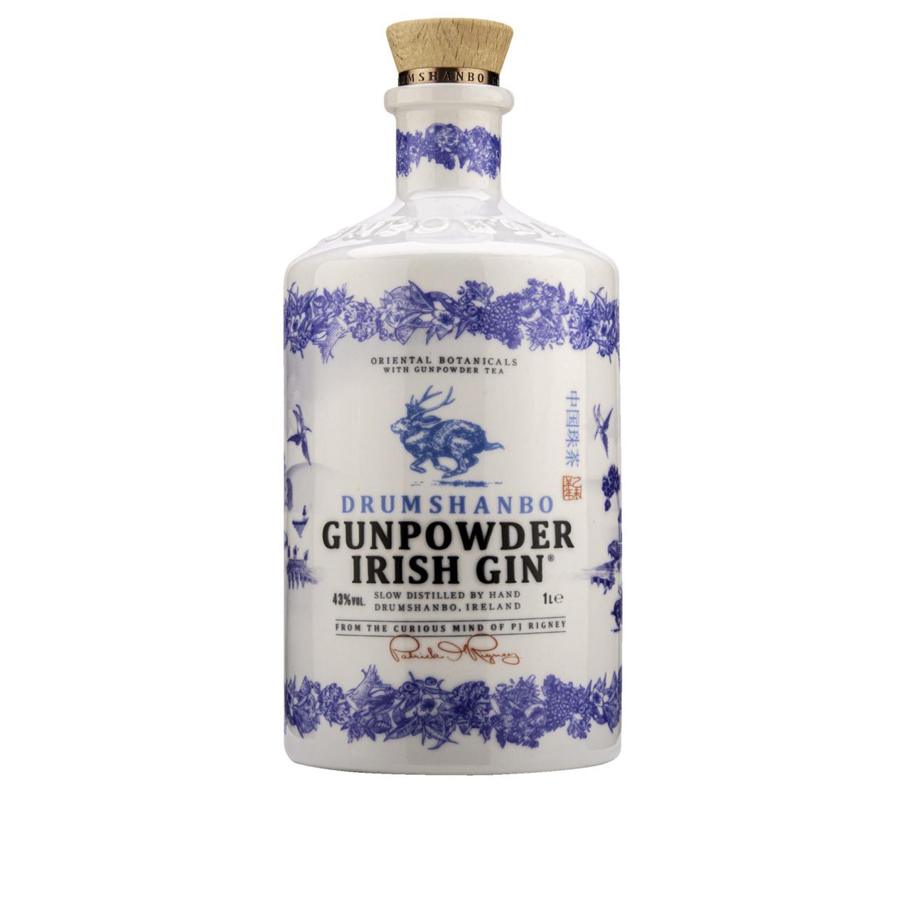 Drumshanbo Gunpowder Irish Gin Ceramic 43% 1l