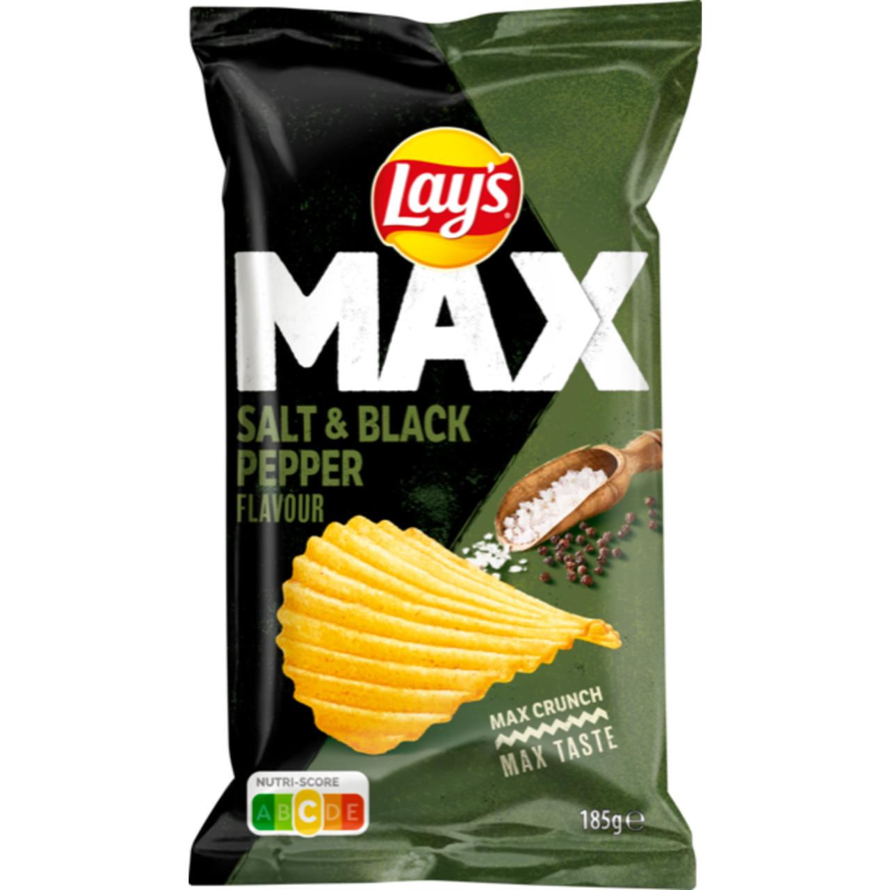 Lay's MAX Salt & Pepper 185g
